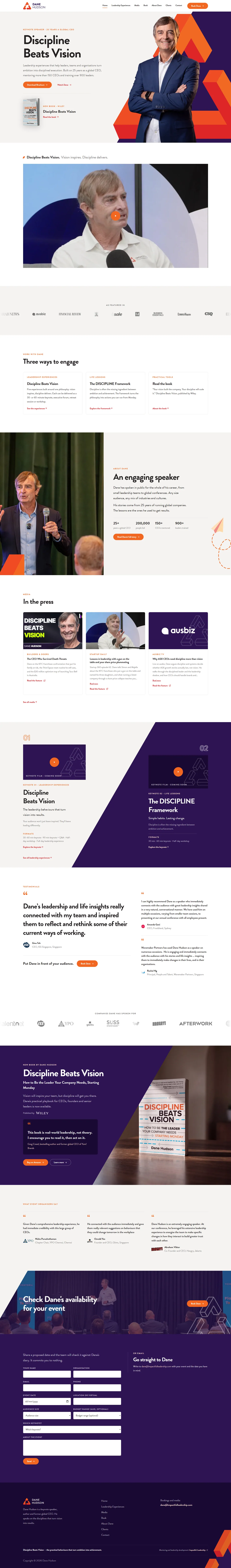 Dane Hudson website